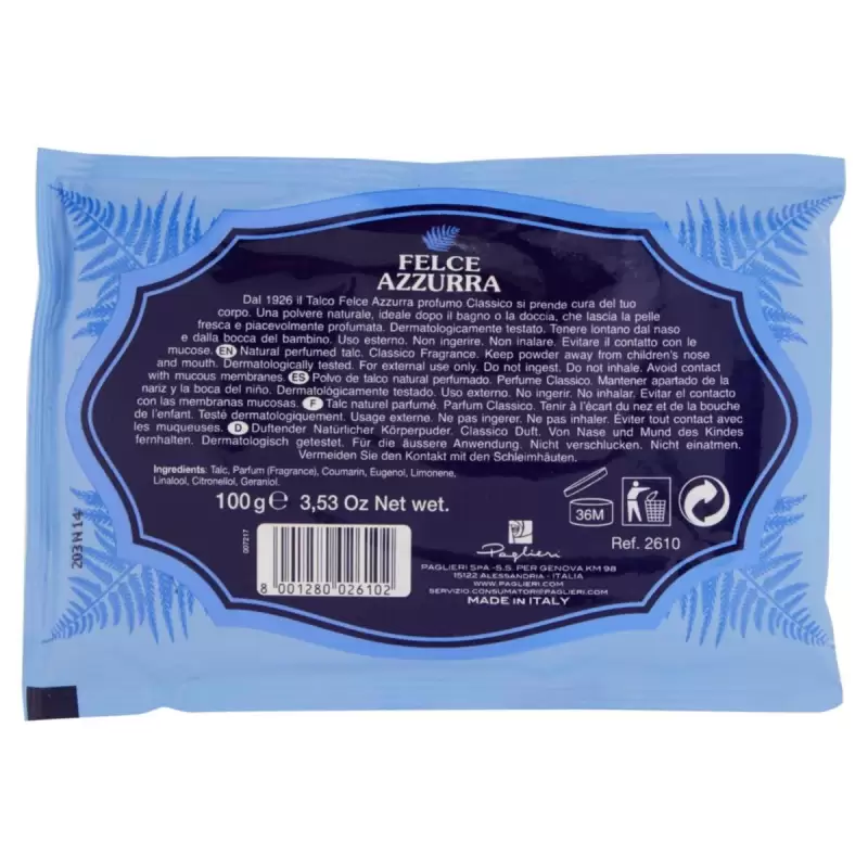 Felce Azzurra Talc Clasic, 100 gr, Bax 48 buc.